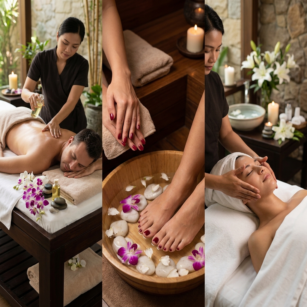Sri Aura Wellness Spa Services Menu